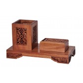 Wood Stationery Set